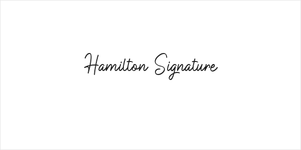 Hamilton Signature Logo