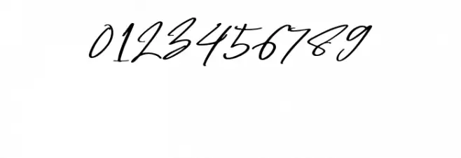 Hamilton Font OTHER CHARS