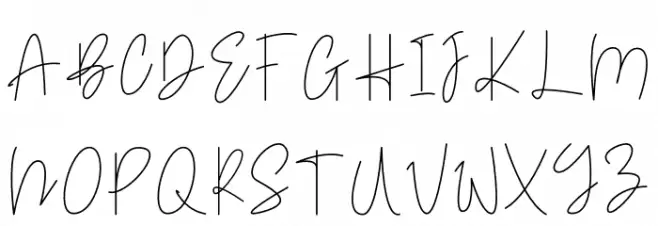 HamiltonEast Schriftart Groß