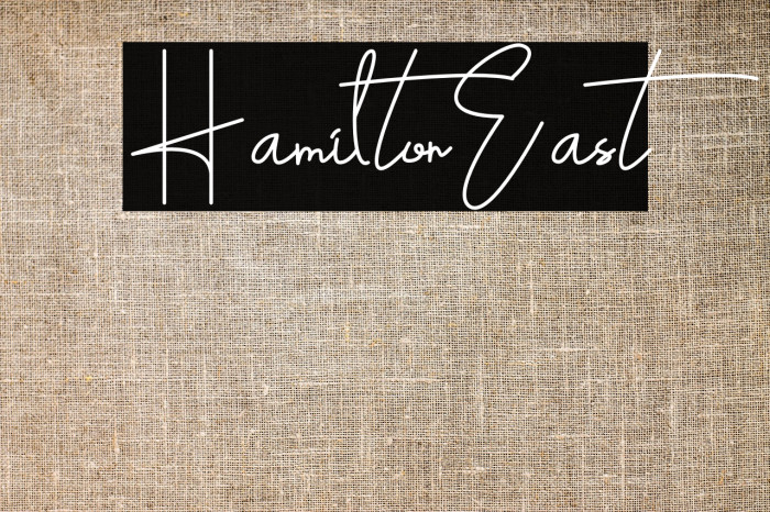 HamiltonEast Example 1