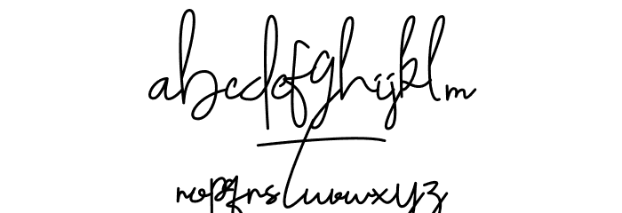 HamiltonEast Font LOWERCASE