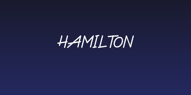 Hamilton Social Header