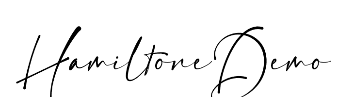 Hamiltone Demo  Frei Schriftart Herunterladen