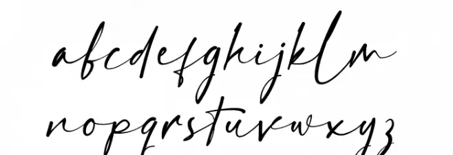 Hamiltone Demo Schriftart Kleinbuchstaben