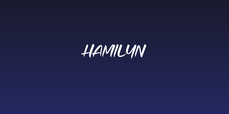 Hamilyn Social Header