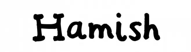 Hamish  Fuentes Gratis Descargar