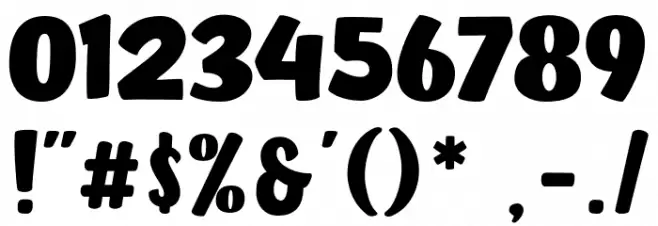 Hamish Font OTHER CHARS