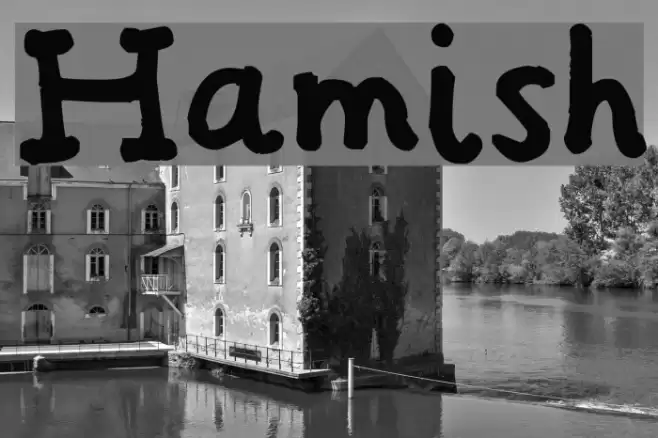 Hamish Font examples