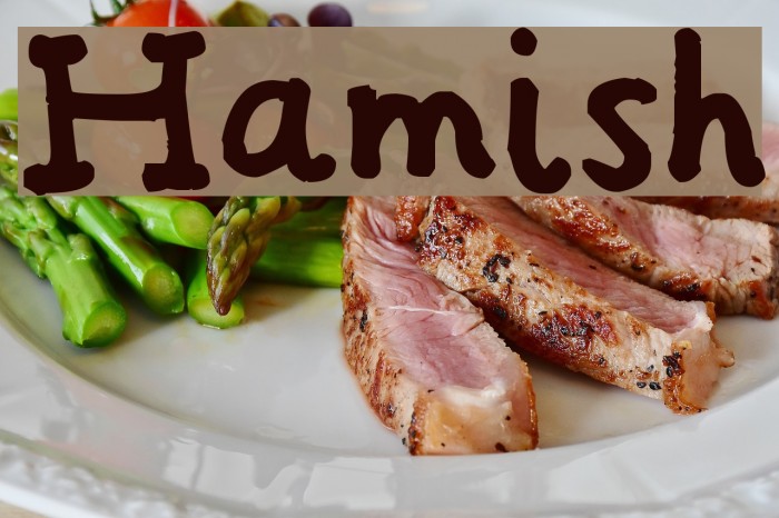 Hamish Font examples