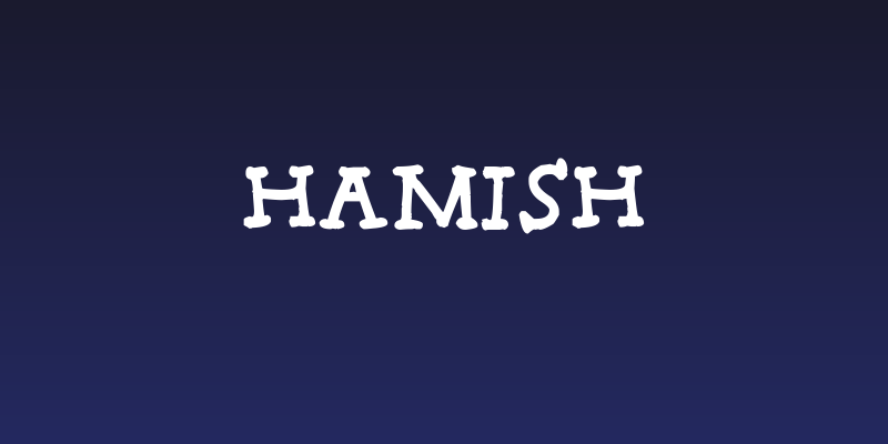 Hamish Social Header