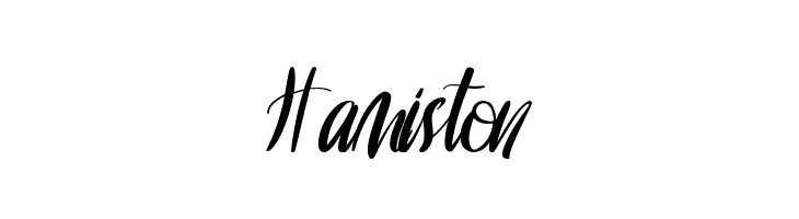 Hamiston  フリーフォントのダウンロード