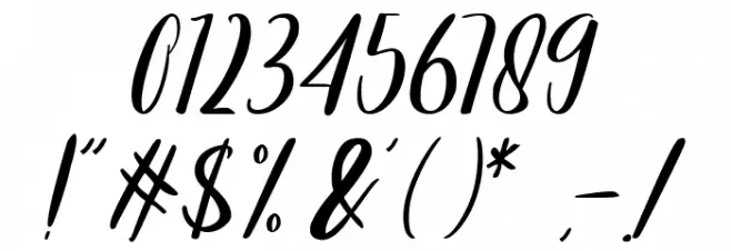 Hamiston Font OTHER CHARS