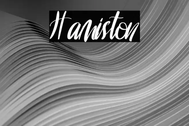 Hamiston Font examples