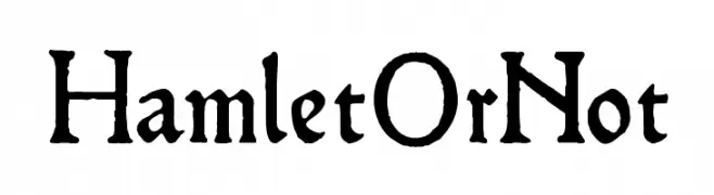 HamletOrNot  font caratteri gratis