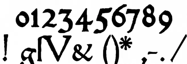 HamletOrNot Font OTHER CHARS