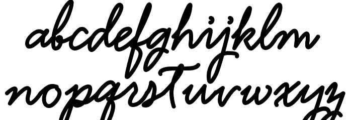 Hamline Demo Font LOWERCASE