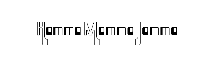 Hamma Mamma Jamma  baixar fontes gratis