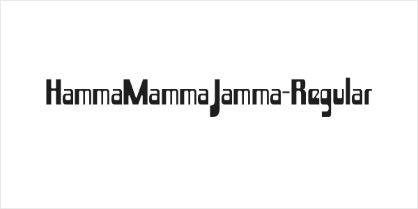 HammaMammaJamma-Regular Logo