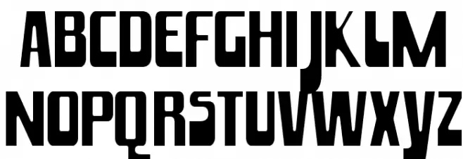 HammaMammaJamma-Regular Font Litere mari
