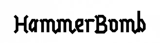 Hammer Bomb  नि: शुल्क फ़ॉन्ट्स डाउनलोड
