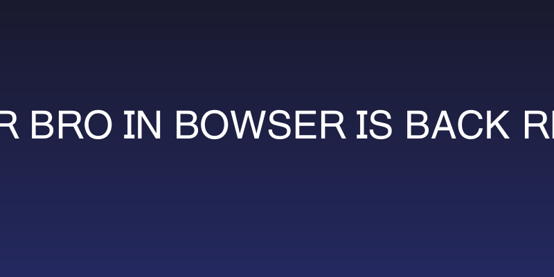 Hammer Bro In Bowser Is Back Regular Social Header