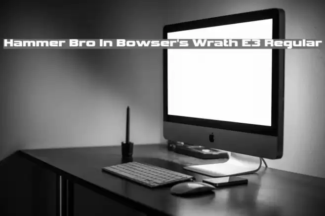 Hammer Bro In Bowser's Wrath E3 Regular フォント examples