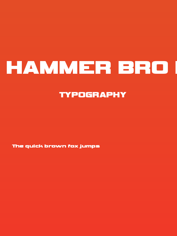 Hammer Bro In Bowser's Wrath E3 Regular Poster