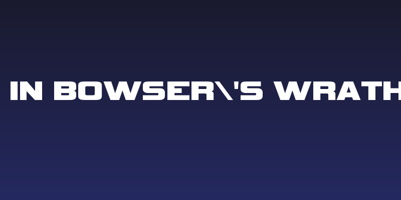 Hammer Bro In Bowser's Wrath E3 Regular Social Header
