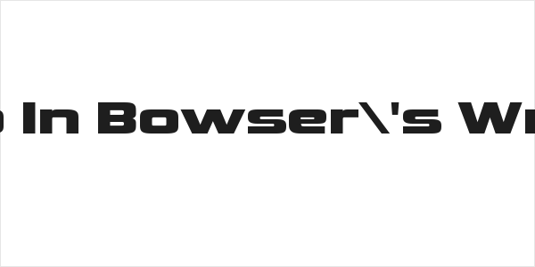 Hammer Bro In Bowser's Wrath Regular Logo