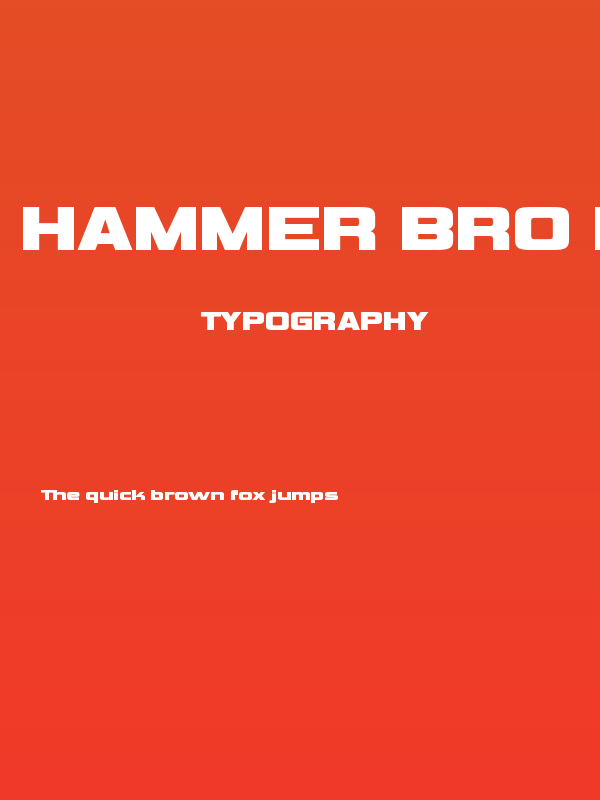 Hammer Bro In Bowser's Wrath Regular Poster
