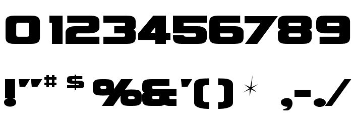 Hammer Bro In Time Warped Regular Font OTHER CHARS