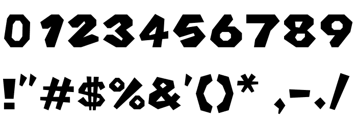 Hammer Bro Surfers Font Regular Font OTHER CHARS