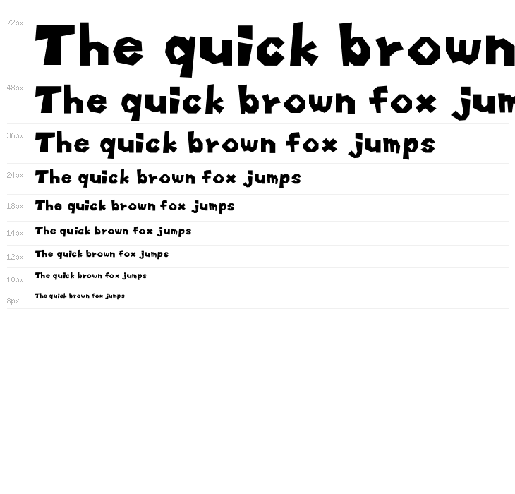 Hammer Bro Surfers Font Regular Waterfall