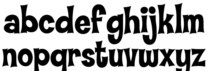 Hammer Bro Titans Font Medium Font LOWERCASE