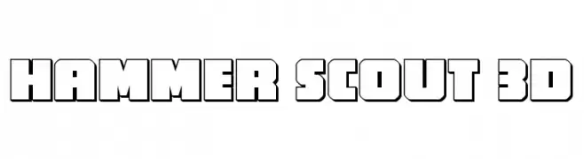 Hammer Scout 3D  Descarca Fonturi Gratis