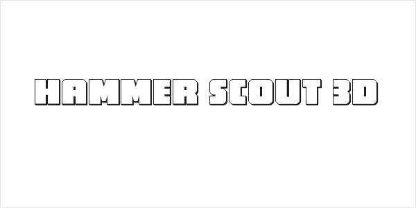 Hammer Scout 3D Logo