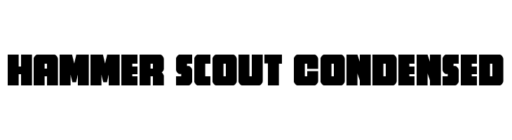 Hammer Scout Condensed  لخطوط تنزيل