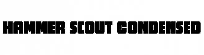 Hammer Scout Condensed  Descarca Fonturi Gratis