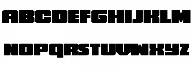 Hammer Scout Expanded Schriftart Groß