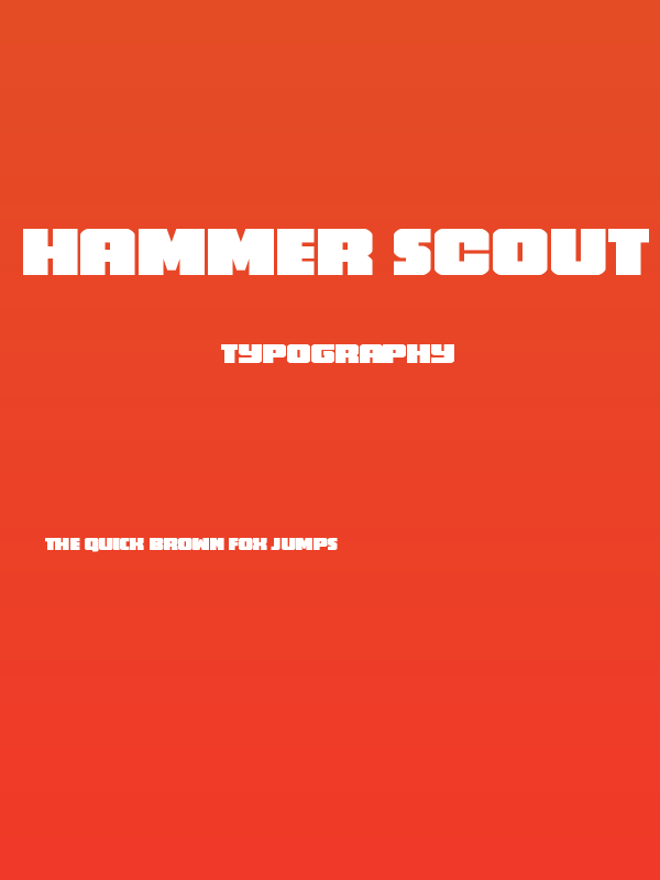 Hammer Scout Expanded Poster