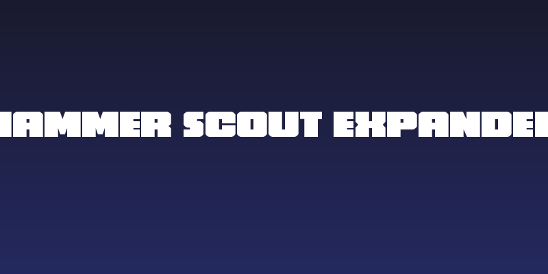 Hammer Scout Expanded Social Header