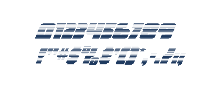 Hammer Scout Gradient Italic Other Characters