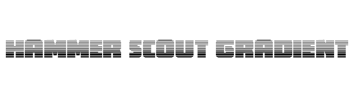 Hammer Scout Gradient  baixar fontes gratis