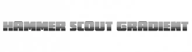 Hammer Scout Gradient  Fuentes Gratis Descargar