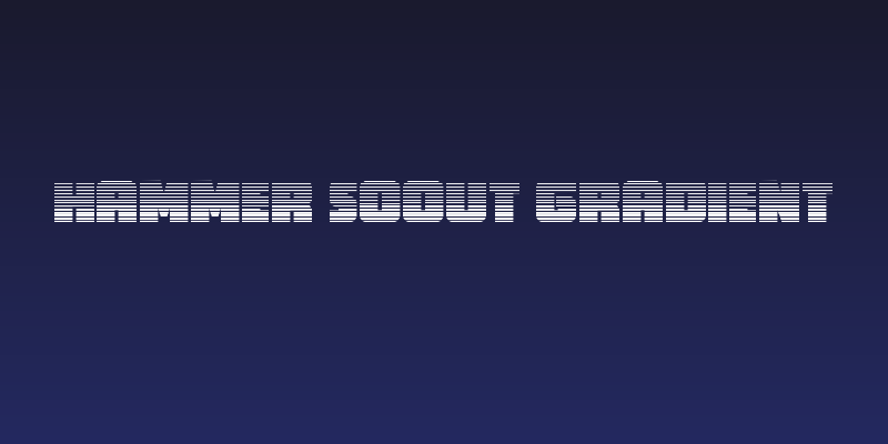 Hammer Scout Gradient Social Header