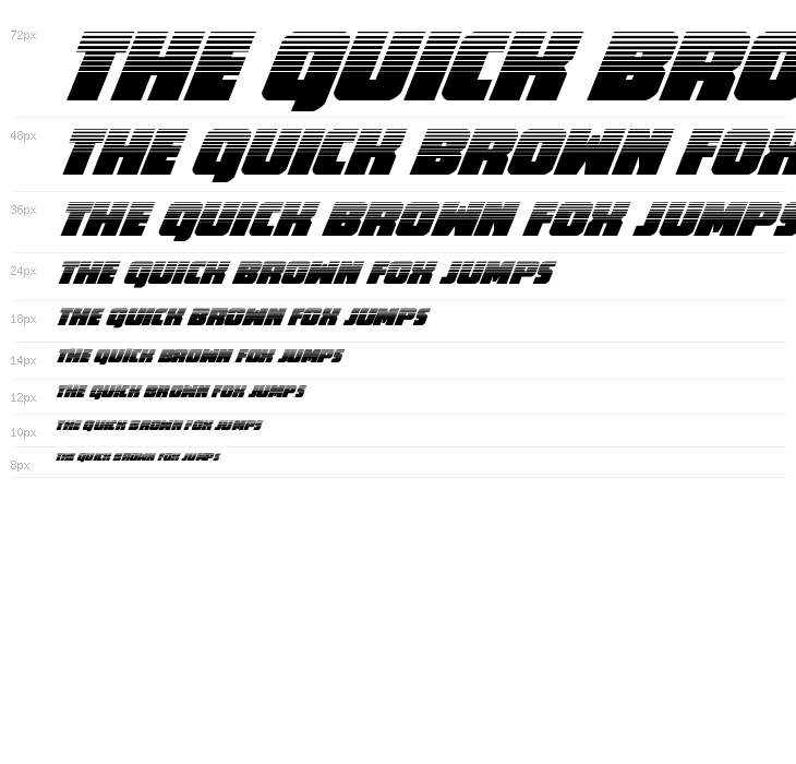 Hammer Scout Halftone Italic Waterfall