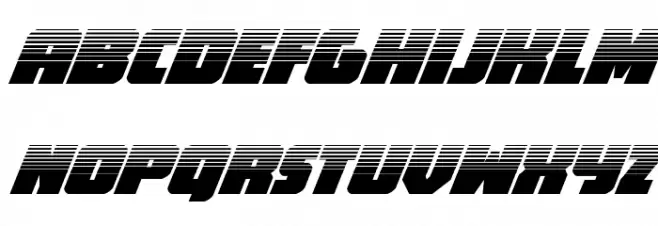 Hammer Scout Halftone Italic Schriftart Kleinbuchstaben