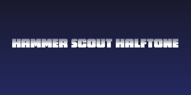 Hammer Scout Halftone Social Header