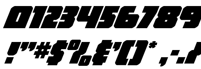 Hammer Scout Italic Font OTHER CHARS
