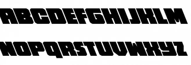 Hammer Scout Leftalic Schriftart Groß